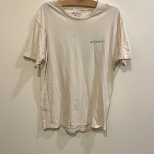 Columbia Men's Off-White Short Sleeve Tee